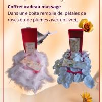 Cadeau plume et roses