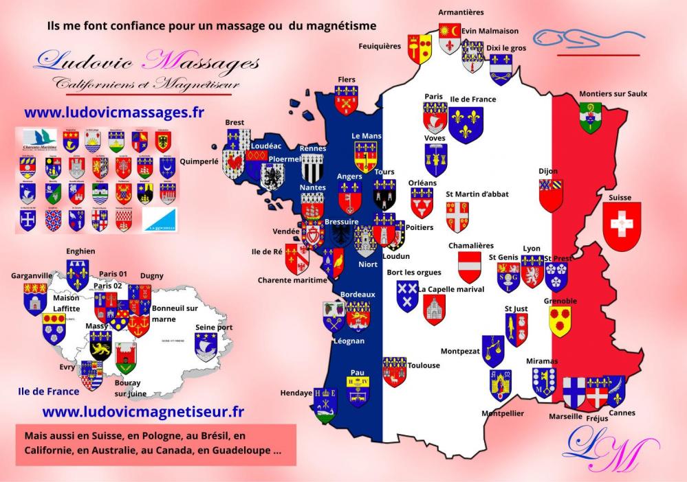 Carte de france et pays