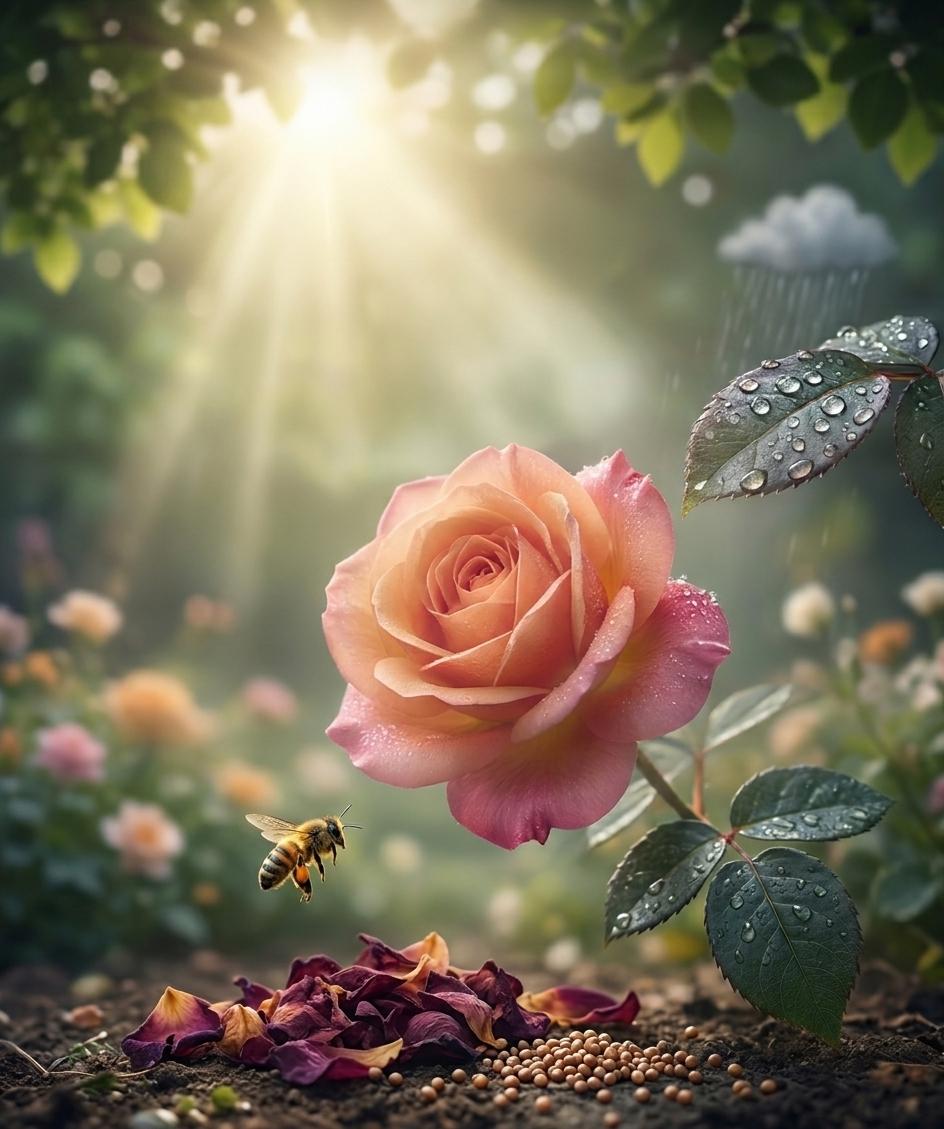 Naissance d'une fleur