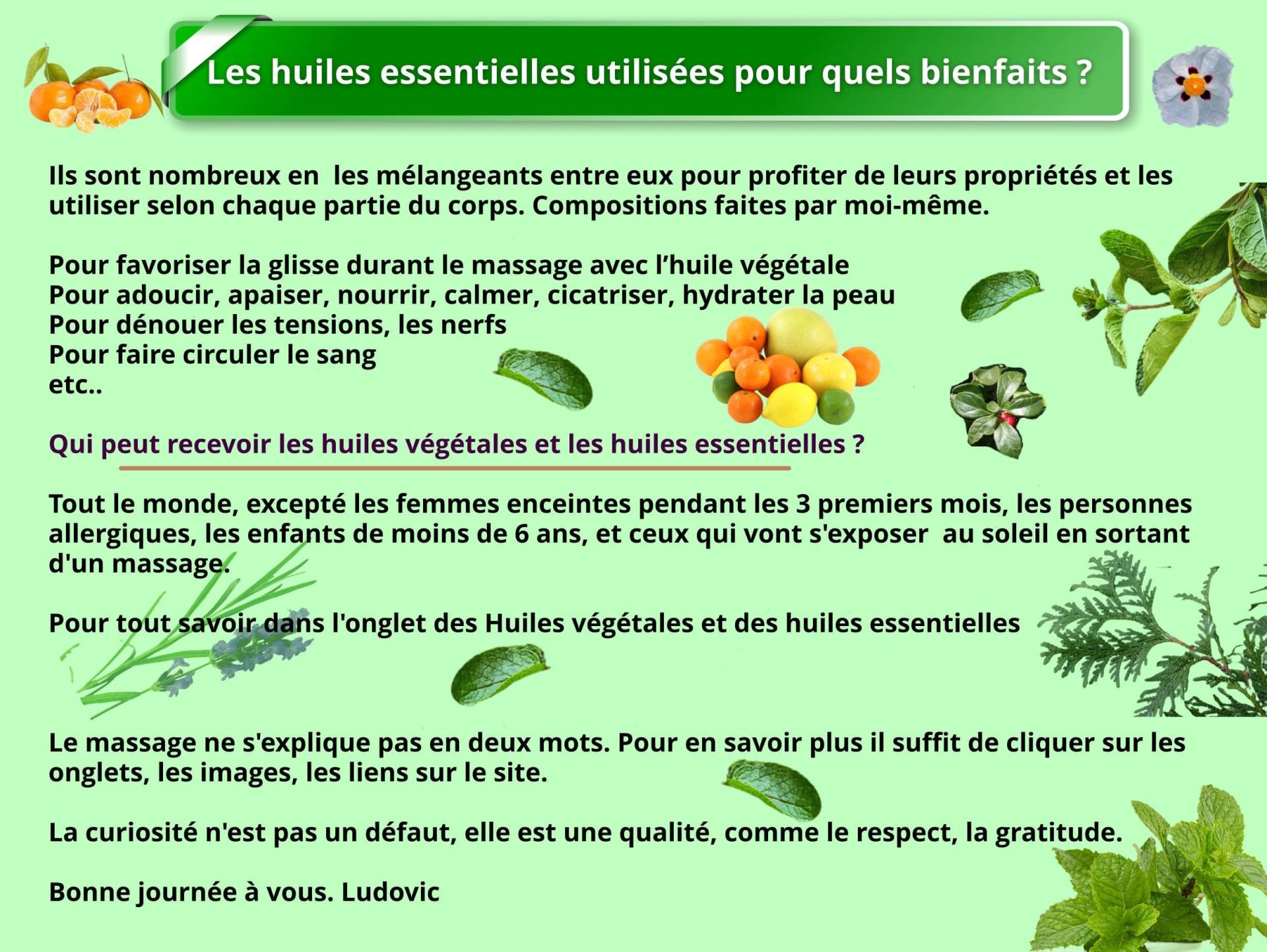 Huiles essentieleles
