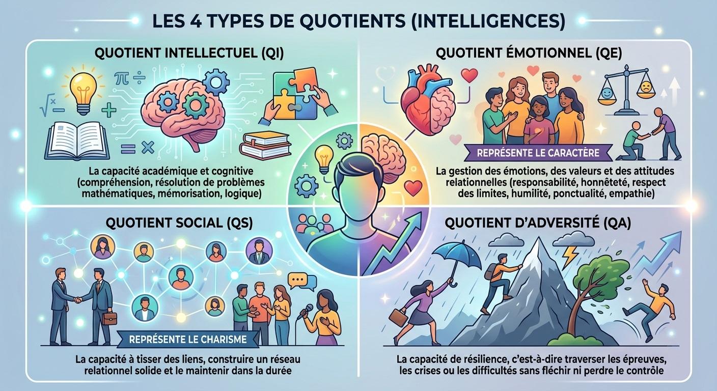 Les 4 types d intelligence