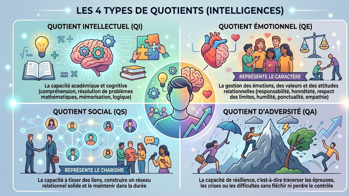 Les 4 types d intelligence