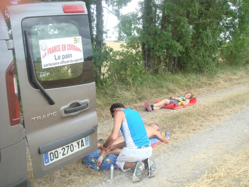 Massage sportif pause