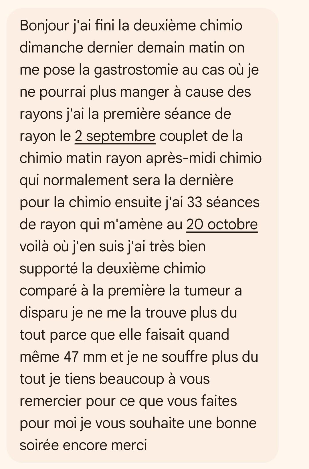 cancer de la  gorge